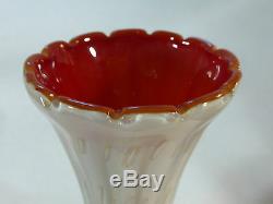 Murano Venetian Vintage Peony Glass Vase poss 50's/60's