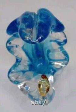 Murano Vintage Handmade Blown Crystal Glass Rooster 5