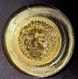 Nason, Italian Murano Glass Leo Lion Paperweight Venezia Murano Italy Vintage