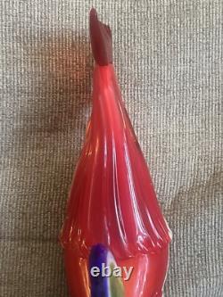 Nice Vintage Murano Glass Rooster Confetti Art Glass Figurine Italy MCM
