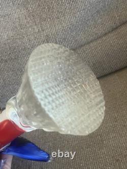 Nice Vintage Murano Glass Rooster Confetti Art Glass Figurine Italy MCM