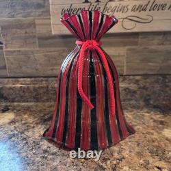 Oggetti Murano Blown Glass'Sack' Vase Signed O. Zennaro Vintage