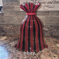 Oggetti Murano Blown Glass'Sack' Vase Signed O. Zennaro Vintage