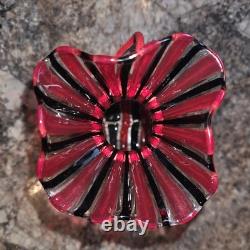 Oggetti Murano Blown Glass'Sack' Vase Signed O. Zennaro Vintage