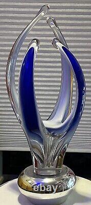 Original Vintage Murano Glass Abstract Sculpture 1961 -Handmade In Venice, Italy