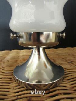 Pair of Italian vintage Murano caramel glass table lamp Mazzega style