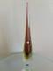 Perfect, tall (40.3 cm) Vintage Murano Sommerso Multicolor Glass vase