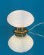 Pretty mushroom table lamp swirl Murano glass lampada vintage 70 U