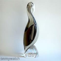 Pure ELEGANCE Vtg MURANO Parrot SiGNED Elio RAFFAELi ArT GlaSs Bird REFiNED