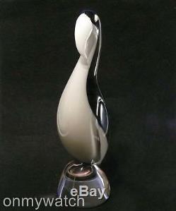 Pure ELEGANCE Vtg MURANO Parrot SiGNED Elio RAFFAELi ArT GlaSs Bird REFiNED