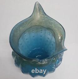 RARE Vintage Large Murano Glass Owl Vase Retro Excellent Condition NOChipsCracks