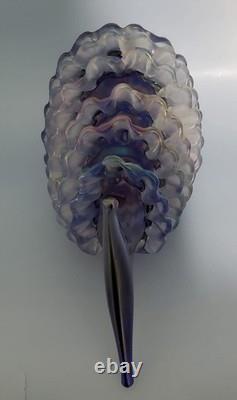 RARE Vintage Murano Glass Fish Signed By Franco Moretti! Iridescent Finish