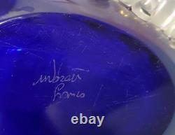 RARE Vintage Murano Glass Fish Signed By Franco Moretti! Iridescent Finish