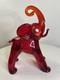 RARE Vintage Murano Glass Red Elephant Hand Blown Figurine Statue Italy MCM