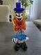 RARE! Vintage Murano multicolor 10-inch collectable glass clown