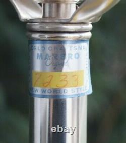 RARITY Vintage 1960s 70s Era Marbro YELLOW MURANO GLASS Electric Table Lamp