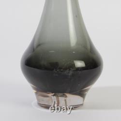Rare Cenedese Antonio Da Ros lampstand slim brown high vintage Murano glass