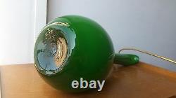 Rare Decanter Empoli Murano Art Glass Marked Vintage MID Century Green