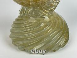 Rare Large 16 Vintage 1950's Archimede Seguso Gold Murano Glass Pheasant Birds