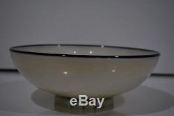 Rare Vintage Carlo Scarpa Bowl Murano Glass with Label Pauly & C