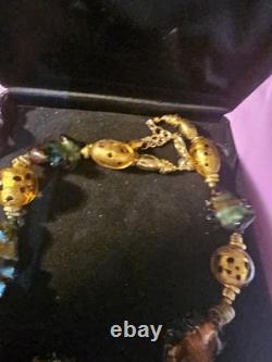 Rare Vintage Murano Glass Necklace From Maui Hawaii. Very Beautiful