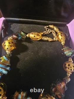 Rare Vintage Murano Glass Necklace From Maui Hawaii. Very Beautiful