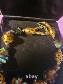 Rare Vintage Murano Glass Necklace From Maui Hawaii. Very Beautiful