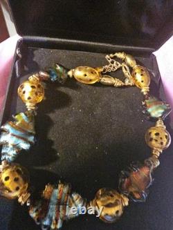 Rare Vintage Murano Glass Necklace From Maui Hawaii. Very Beautiful
