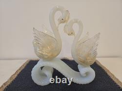 Rare Vintage Venetian Murano Glass Birds