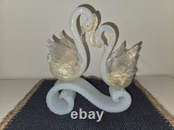 Rare Vintage Venetian Murano Glass Birds
