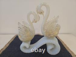 Rare Vintage Venetian Murano Glass Birds