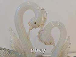 Rare Vintage Venetian Murano Glass Birds