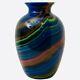 Rare marmored glass vase vintage Missoni Murano Art Glass 80s Perfect condition