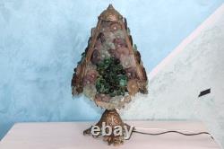 Rare vintage Murano Glass table lamp Italian Art Glass Grape Vine