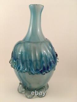 SO UNUSUAL! Vintage Italy Italian Murano Face Vase (Dog) Blown Glass Handmade