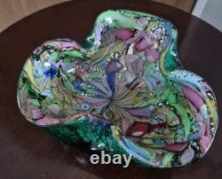 STUNNER Dino Martens MURANO Ashtray CENEDESE Vtg Bowl Glass