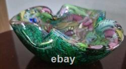 STUNNER Dino Martens MURANO Ashtray CENEDESE Vtg Bowl Glass