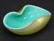 STUNNING! Vintage MURANO Art Glass ARCHIMEDE SEGUSO Celadon Candy Dish Bowl MCM