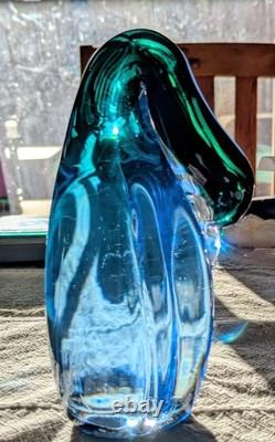 Salviati Murano Vintage Art Glass Bird Figurine Signed