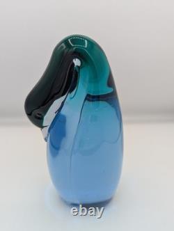 Salviati Murano Vintage Art Glass Bird Figurine Signed