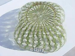 Salviati Venetian Murano Finger Bowl And Plate Vintage