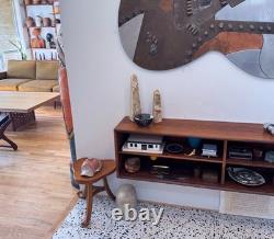 Seguso Poli Murano Italy Italian Sommerso Art Glass Geode Bowl Vtg Cenedese Mcm