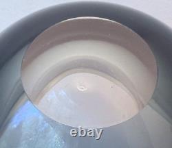 Seguso Poli Murano Italy Italian Sommerso Art Glass Geode Bowl Vtg Cenedese Mcm