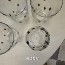 Set Of 4 Vintage Murano Drinking Glass Tumbler