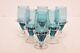 Set Of 6 Vintage Murano / Venetian Glass Shot Cordial Glasses hand Blown Italy