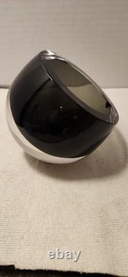 Signed Cenedese Murano Vintage 5inch Glass Orb Ashtray. No Chips Or Cracks. Mint