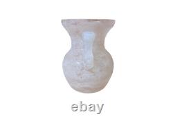 Signed Rosis Murano Scavo Glass Vase Vintage Vetreria Artistica Venezia 5.25