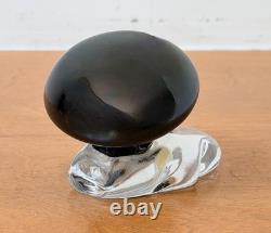 Signed Seguso Murano Italy Venetian Art Glass Mushroom Sculpture Figurine Vtg