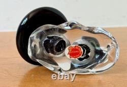 Signed Seguso Murano Italy Venetian Art Glass Mushroom Sculpture Figurine Vtg