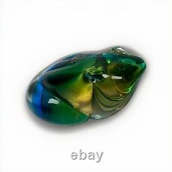 Signed Vintage Oggetti Murano Art Glass Frog Italy Attr Elio Raffaeli